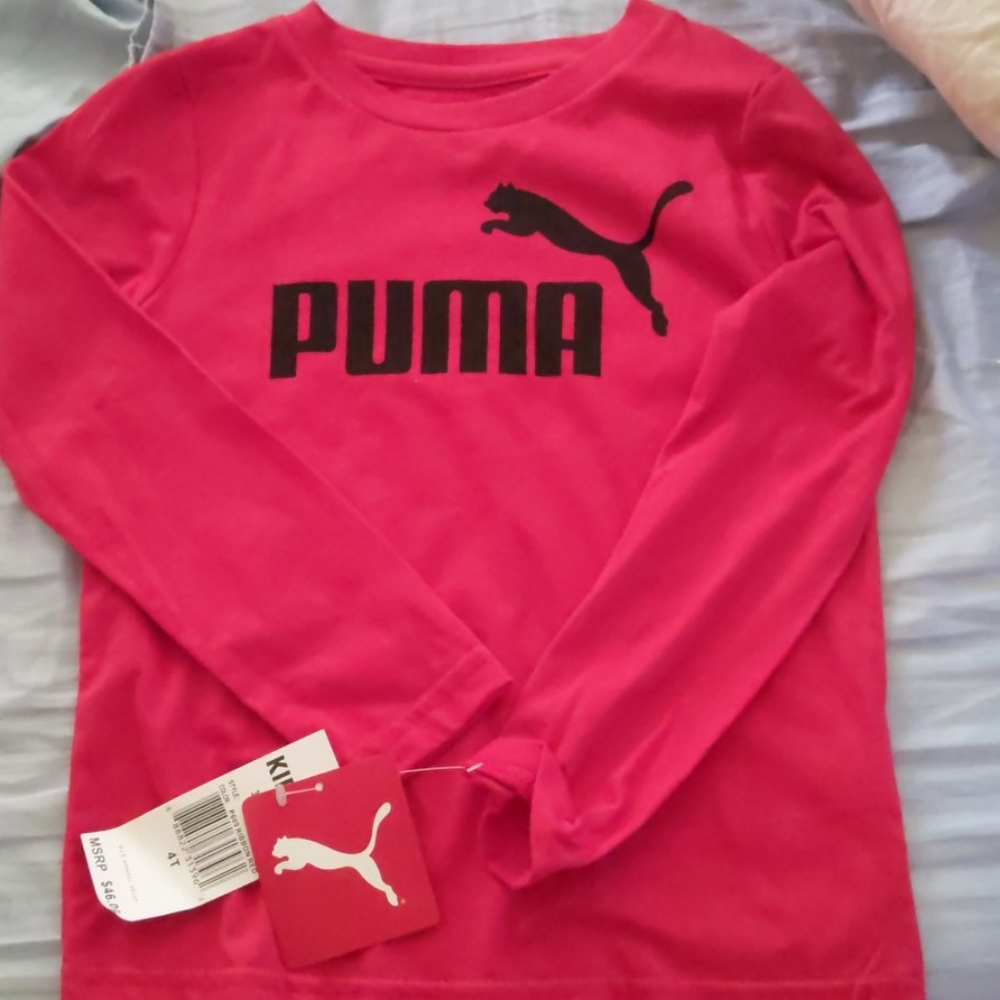 Puma long sleeve t-shirt for toddler size 4t